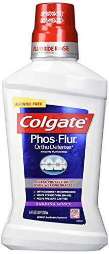 Product Cover Colgate Phos-Flur Anti-Cavity Fluoride Rinse, Gushing Grape, 16.9 Fluid Ounce