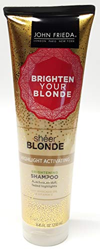 Product Cover John Frieda sheer blonde Highlight Activating Enhancing Shampoo For Lighter Blondes 8.45 oz