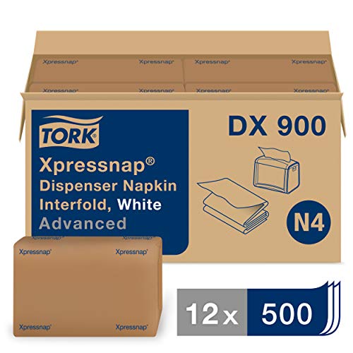 Product Cover Tork DX900 Advanced Xpressnap Dispenser Napkin, Interfold, 1-Ply, 8.5