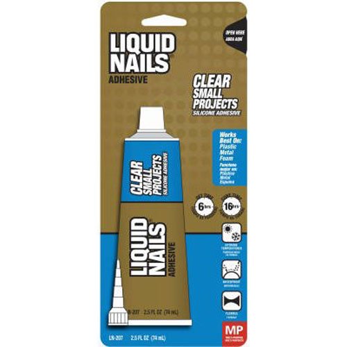 Product Cover Liquid Nails LN207 All Purpose 2.5-Ounce Adhesive, 2.5oz, Clear