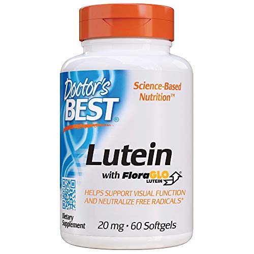 Product Cover Doctor's Best Lutein with FloraGLO, Gluten Free, Vision Support, 60 Softgels