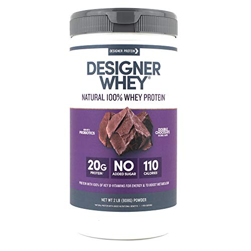 Product Cover Designer Whey Protein Powder, Double Chocolate, 2 Pound, Non GMO