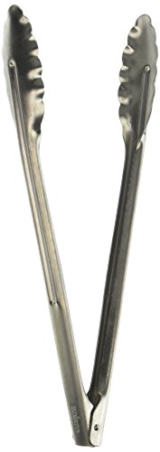 Product Cover Winco UT-12HT Coiled Spring Extra Heavyweight Stainless Steel Utility Tong, 12-Inch