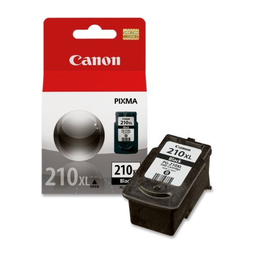 Product Cover Canon PG-210XL 2973B001AA Pixma iP2700 iP2702 MP230 MP235 MP240 MP282 MP480 MP490 MP495 MP499 MX320 MX410 Ink Cartridge (Black) in Retail Packaging