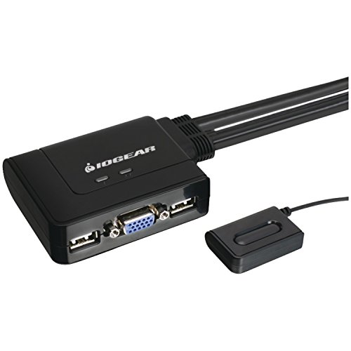 Product Cover IOGEAR 2-Port USB VGA Cable KVM Switch with Cables and Remote, GCS22U