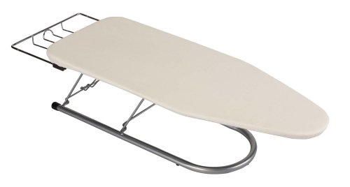 Product Cover Household Essentials Table Top Steel Ironing Board with Iron Rest, Silver