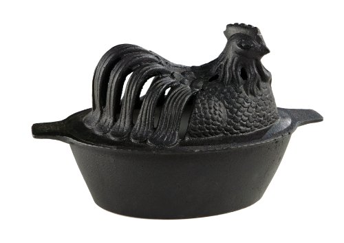 Product Cover US Stove CS-01 Kettle Chicken Steamer, For Use with Hot Stove, Cast Iron, Black