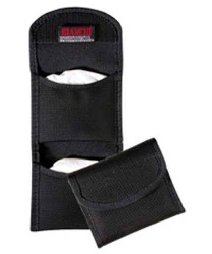 Product Cover Bianchi Accumold 7328 Black Flat Glove Pouch with Hook and Loop