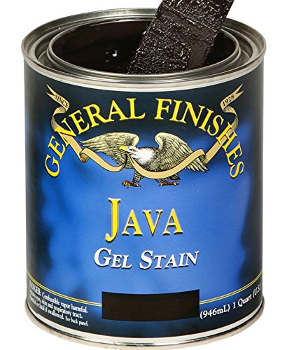 Product Cover General Finishes JH Gel Stain, 1/2 pint, Java