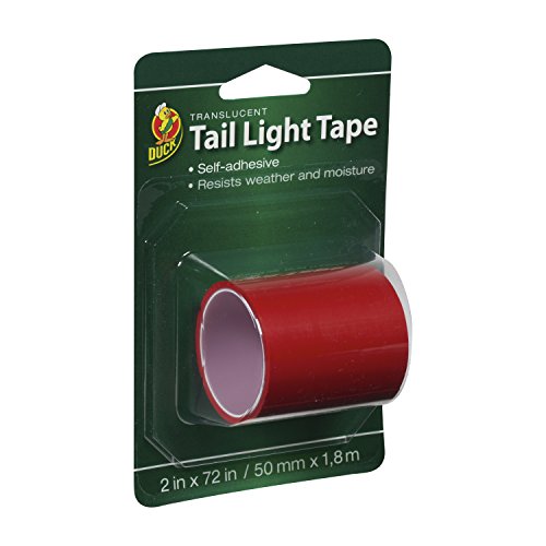 Product Cover Duck Brand 896026 Automotive Tail Light Tape, 2-Inch by 6-Feet Single Roll, Red