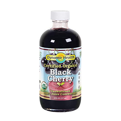 Product Cover Dynamic Health , Black Cherry Juice Concentrate, 8-Ounce  Bottle, (Pack of 2)