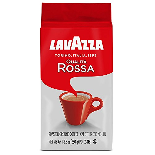 Product Cover Lavazza Qualita Rossa, Caffe Ground Espresso, 8.8-Ounce Bricks (Pack of 4)