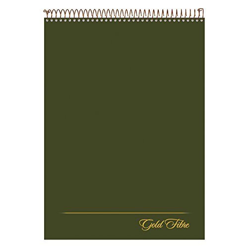 Product Cover Ampad Gold Fibre Classic, Wirebound Planner Pad, Size  8-1/2 x 11-3/4, Red Cover, Legal Ruling , 70 Sheets per Pad (20-811)