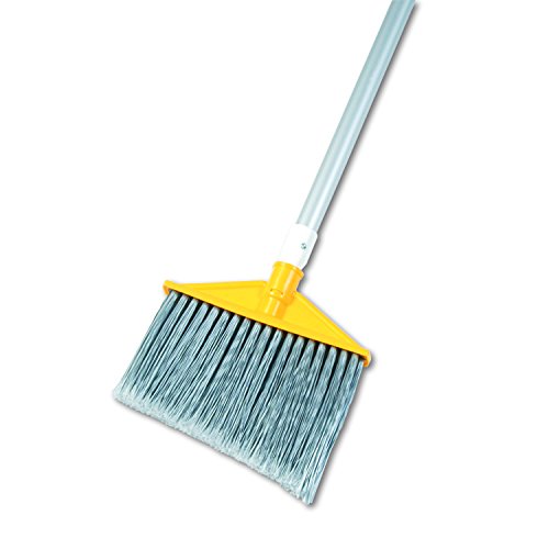 Product Cover Rubbermaid Commercial 11-Inch Flagged Polypropylene Angle Broom with Aluminum Handle (FG638500GRAY)