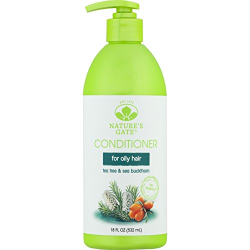 Product Cover Nature's Gate Tea Tree Calming Conditioner for Irritated, Flaky Scalp, 18 Ounce (Pack of 3)