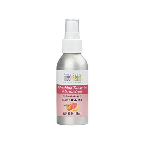 Product Cover Aura Cacia Refreshing Tangerine & Grapefruit Aromatherapy Room and Body Mist | 4 fl. oz.