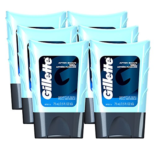 Product Cover Gillette Series Sensitive Skin After Shave Gel 2.5 Fl Oz (Pack of 6)