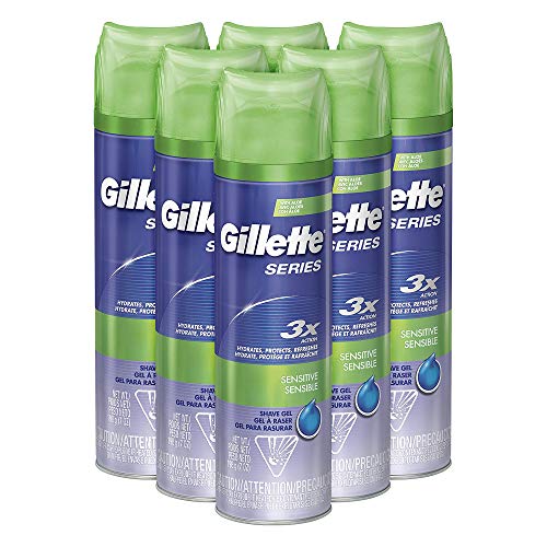Product Cover Gillette Series Shaving Gel Sensitive Skin 7 oz (Pack of 6)