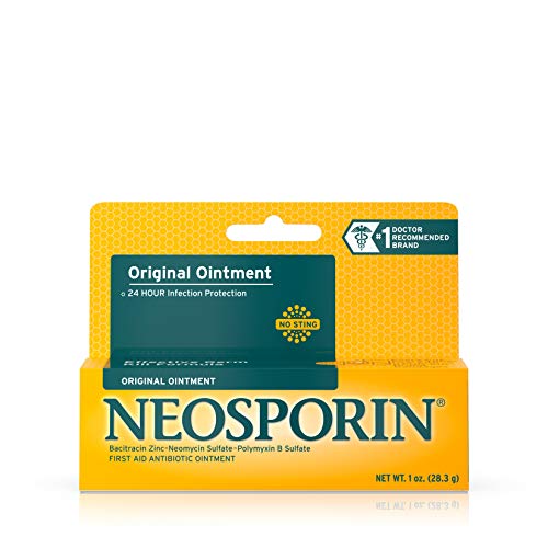 Product Cover Neosporin Original Antibiotic Ointment, 24-Hour Infection Prevention for Minor Wound, 1 oz