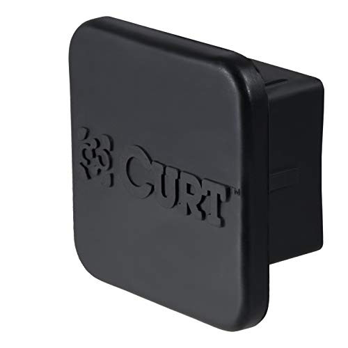 Product Cover CURT 22272 Rubber Trailer Hitch Cover Fits 2-Inch Receiver