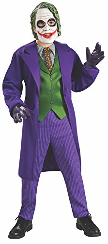 Product Cover Rubies Costume Co Batman The Dark Knight Deluxe The Joker Costume, Child's Medium