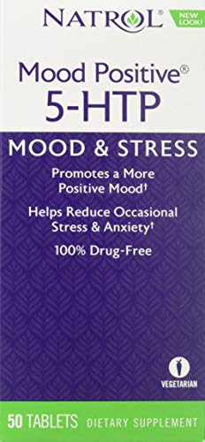 Product Cover Natrol 5-HTP Mood Positive Tablets, 50 Count