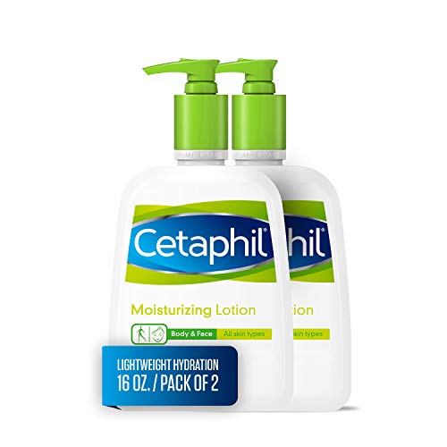 Product Cover Cetaphil Moisturizing Lotion for All Skin Types, Body and Face Lotion, 16 Fl Oz (Pack of 2)