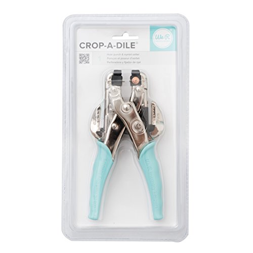 Product Cover We R Memory Keepers 70907 Crop-A-Dile Eyelet and Snap Punch, Blue Handle