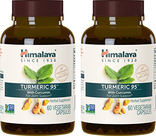 Product Cover Himalaya Turmeric95 with Curcumin, 60 VCaps for Antioxidant and Joint Support 600Mg, (Pack of 2)