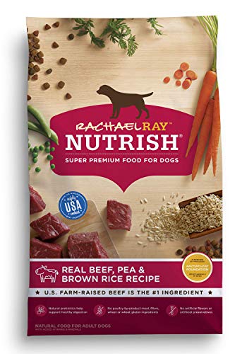 Product Cover Rachael Ray Nutrish Premium Natural Dry Dog Food, Real Beef, Pea, & Brown Rice Recipe, 6 Lbs