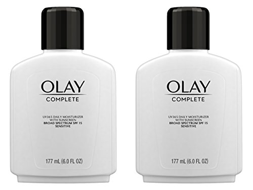 Product Cover Olay Complete Lotion All Day Moisturizer with SPF 15 for Sensitive Skin, 6.0 fl oz (Pack of 2)