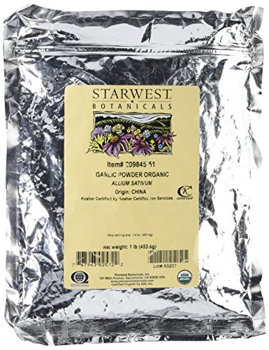 Product Cover Starwest Botanicals Organic Garlic Powder, 1 Pound