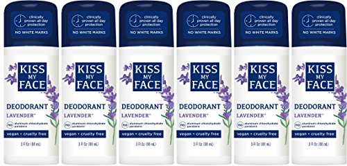 Product Cover Kiss My Face Liquid Rock Deodorant Roll-On, Lavender 3 oz (Pack of 6)