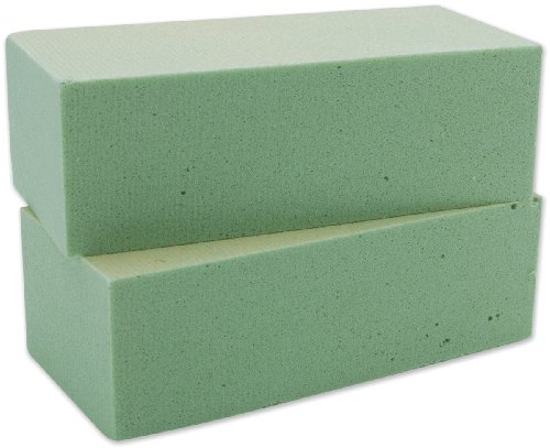 Product Cover FloraCraft FO25358GS/90 Desert Foam Bricks Packaged, Green, 2 Per Package