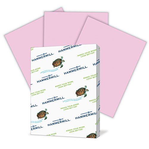 Product Cover Hammermill Colored Paper, Lilac Printer Paper, 20lb, 8.5x11 Paper, Letter Size, 500 Sheets / 1 Ream, Pastel Paper, Colorful Paper (102269R)