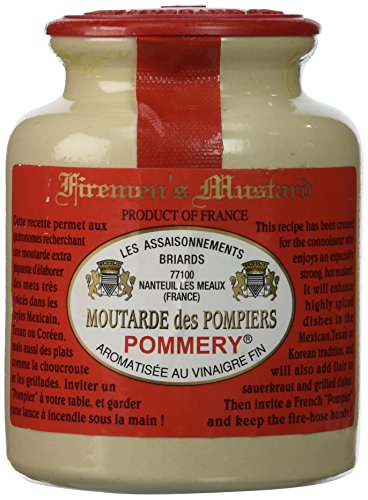 Product Cover Pommery Fireman's Mustard Meaux Moutarde in Pottery Crock