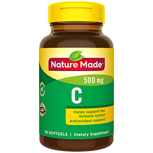 Product Cover Nature Made Vitamin C 500 mg Softgels, 60 Count to Help Support the Immune System† (Pack of 3)