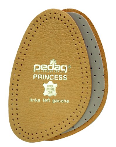 Product Cover Pedag 101 Princess Cushioning Leather Half Forefoot Insole, Tan, Women's 9/10
