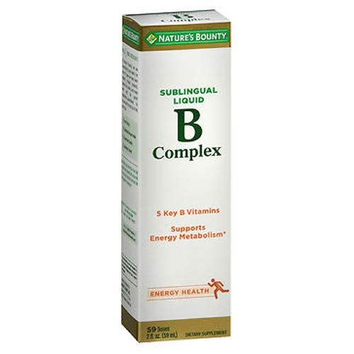 Product Cover Nature's Bounty Vitamin B Complex Sublingual Liquid 2 oz ( Pack of 4)
