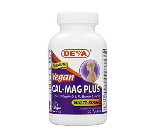 Product Cover Deva Vegan Vitamins Calcium, Magnesium Plus  90 Tablets (Pack of 2)