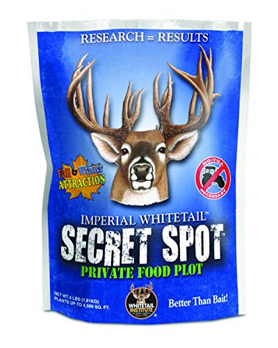 Product Cover Whitetail Institute Imperial Whitetail Secret SPOT Private Food Plot Seed, 4-Pound Bag (Covers up to 4,500 Square Feet)