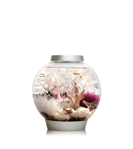 Product Cover biOrb CLASSIC 15 Aquarium with LED - 4 gallon, Silver
