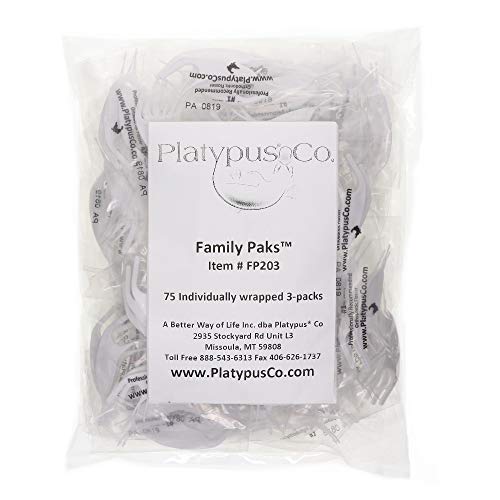 Product Cover Platypus Orthodontic Flossers for Braces - Structure Fits Under Arch Wire, Floss Entire Mouth in Less Than 2 Minutes, Increases Flossing Compliance Over 84%- 75 Individually Wrapped 3pck Flossers