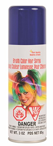 Product Cover Rubie's Bright Color Hairspray, Blue
