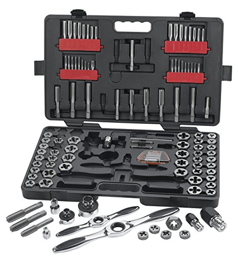 Product Cover GearWrench 114PC 82812 Ratcheting Tap and Die Drive Tool Set SAE/Metric
