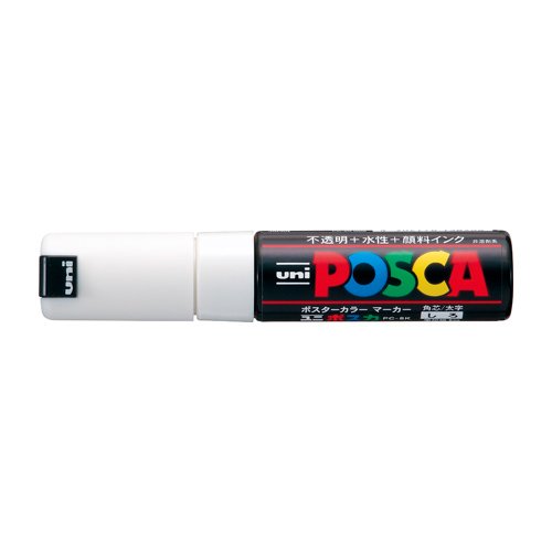 Product Cover Uni Posca Bold Marker, White (PC8K.1)