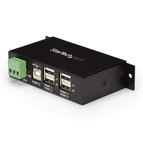 Product Cover StarTech.com 4-Port Industrial USB 2.0 Hub with ESD Protection - Mountable - Multiport Hub (ST4200USBM)