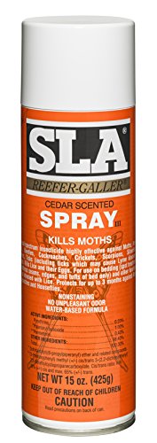 Product Cover Reefer-Galler SLA Cedar Scented Spray Kills Clothes Moths, Carpet Beetles, and Eggs and Larvae