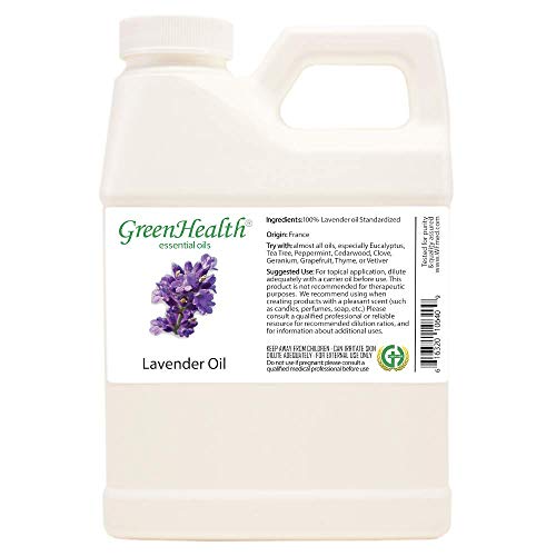 Product Cover GreenHealth - Lavender Essential Oil - 16 fl oz - Therapeutic Grade