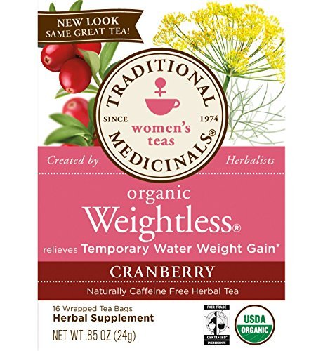 Product Cover Traditional Medicinals Organic Weightless Tea Cranberry, 16 Bags